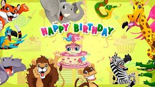 Happy Birthday Song for Kids  Fun amp Dancing Song for Children  Kindergarten amp Nursery Rhymes [upl. by Vieva]