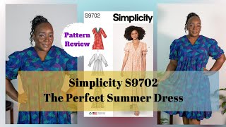 New Sewing Make  Pattern Review Simplicity S9702 [upl. by Tallbott]