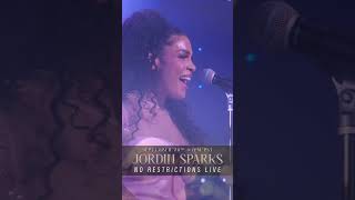 Jordin Sparks  No Restrictions Live [upl. by Ahsatan]