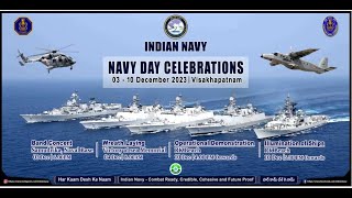 Navy Day Celebration 2023  Op Demo off RK Beach Vizag [upl. by Auohc]