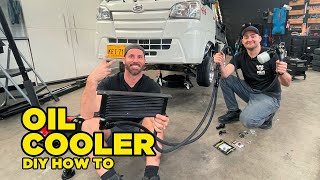 How to Install an OIL COOLER [upl. by Petrick]