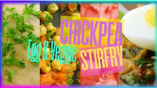 Fast amp Tasty Chickpea Egg Veggie Stir Fry  A Meal Plan Must [upl. by Dweck]