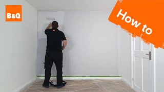 How to paint a wall [upl. by Alliuqahs403]