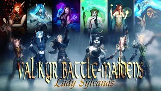 Lady Sylvanas  Valkyr BattleMaidens World of Warcraft Parody [upl. by Odraner61]