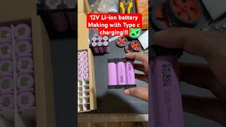 How to make 12v battery pack 18650 dmegc 45G high power 2700mah externalbattery rechargeable [upl. by Llyrrad]