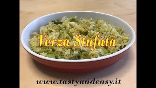 Verza Stufata  Ricetta Vegetariana Semplicissima [upl. by Koziarz169]