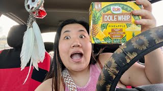 Dole whip pineapple review [upl. by Lyrahs632]