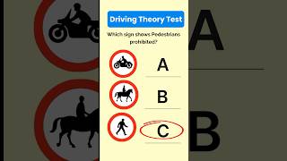 Driving Theory Test  Uk Driving Signs dvsa shorts theorytest [upl. by Irehs]