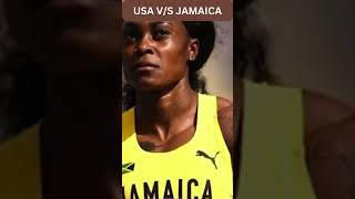 USA VS JAMAICA athletics inspiration trackandfield [upl. by Weinshienk]