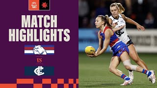 Western Bulldogs v Carlton Highlights  Round 6 2023  AFLW [upl. by Glynda289]