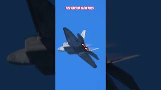 USAF F22 Raptor High Alpha Pass then transition to normal flight [upl. by Godspeed]