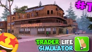 I Opened My SUPERMART In Trader Life Simulator 🤑 MOBILE 📱 [upl. by Leahcimrej]