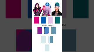 Mal  Embarrassment and Sadness  Hades Palette descendants insideout2 disney shorts [upl. by Aillicec]