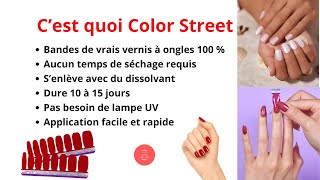 Color Street  Bandelettes de vernis à ongles semipermanent [upl. by Ingar]