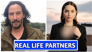 Keanu Reeves John Wick And Anna De Armas Deep Water Real Life partners 2024 [upl. by Kcirddes]