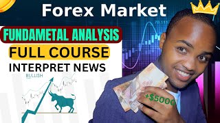 Forex fundamental analysis full course 2023  How to trade forex news events [upl. by Odrahcir87]