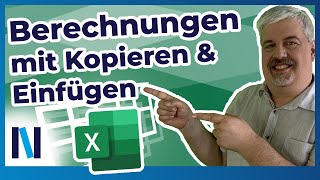 Excel Rechnen über Kopieren und Einfügen – so einfach geht’s [upl. by Viv777]