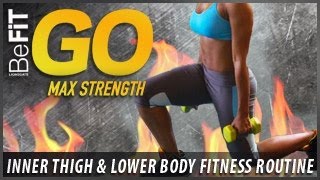 BeFiT GO  Max Strength InnerThigh and Lower Body Fitness Routine [upl. by Nuzzi]