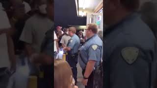 Florissant Police confronted by angry mob demanding an employees arrest [upl. by Eentruoc730]