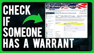 How to Check if Someone Has a Warrant Warrant Search [upl. by Alywt779]