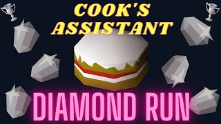 Cooks Assistant Diamond Speedrun Guide  OSRS Speedruns [upl. by Molini]