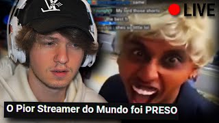 Vendo o pior streamer do mundo sendo preso [upl. by Htebaras]