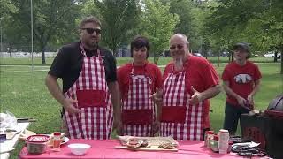 BBQ in The Park  Rob N’ Sons Smokers [upl. by Attenohs272]