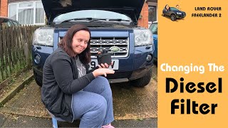 Changing The Fuel Filter On A Freelander 2  Range Rover Evoque [upl. by Okim]