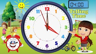 Telling Time Made easy for kids learning the clock face [upl. by Heyman]