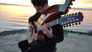 Ethereal Sunset  MeditativeTranquil Sound  18 String Harp Guitar [upl. by Torbert432]