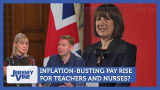 Inflationbusting pay rise for teachers and nurses Feat Tessa amp Charlie  Jeremy Vine [upl. by Aniral589]