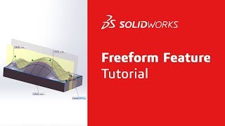 Freeform Feature  Tutorial  SOLIDWORKS [upl. by Ruford231]