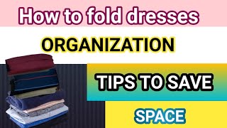 Best Clothes Folding HacksOrganization tips to save space [upl. by Assenaj214]