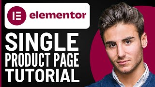 How to Create a One Product Page in Elementor  Single Product Page Tutorial [upl. by Airotciv]