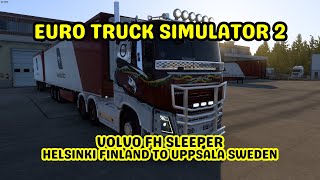 ETS2  Volvo FH Sleeper  Helsinki Finland to Uppsala Sweden  Logitech G29  Cargo Medical Vaccines [upl. by Lyndel47]