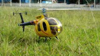 MD 500D Heli Artist TRex 450 with Scale Lights [upl. by Cleave]