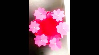 CREATE a Beautiful Flower Basket in 5 MINUTESyoutubeshortsshortsvideoshortsflowerbasketdiy [upl. by Akimet268]