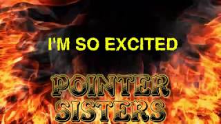 The Pointer sisters  Im so excited videolyrics with back Key Gm [upl. by Chandal]