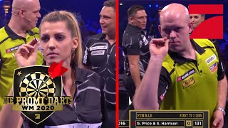 FINALE Michael van Gerwen amp Pascal Hens vs Sarah Harrison amp Price  Promi Darts WM 2020  ProSieben [upl. by Lennaj]