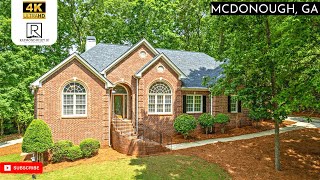 Beautiful Fully Brick Ranch w Full Basement Home for Sale in McDonough GA McDonough GA Real Estate [upl. by Adnaluoy]