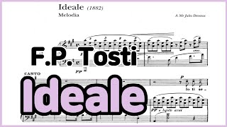 Ideale  FPTosti Accompaniment 이상 반주 [upl. by Sydel839]