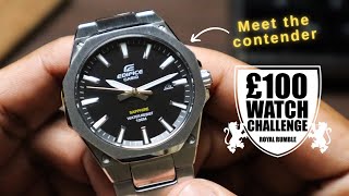 100 Watch Challenge  Casio Edifice EFRS108D Review  AFFORDABLE CasiOak [upl. by Eizus]