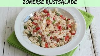 Zomerse rijstsalade  LEKKER EN SIMPEL [upl. by Kassab551]