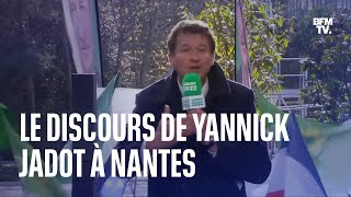 Le discours de Yannick Jadot lors de son meeting à Nantes [upl. by Larena58]