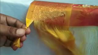 SAREE HACKS I WISH I KNEW EARLIER Removing Thread Made Easy [upl. by Neenwahs793]