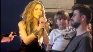 Shakira con Gerard amp Sasha  Antologia Live in Barcelona July 7  El Dorado World Tour HD [upl. by Shena]