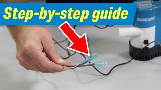 How to Wire an Automatic Bilge Pump to a 3position Switch [upl. by Malony]