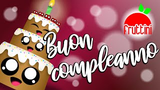 🎂 Tanti auguri a te 🎂  Buon compleanno  video divertente by Fruttini  shorts [upl. by Aurthur220]