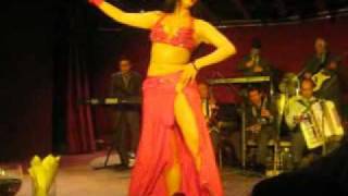 Aziza Egyptian Belly dancer in Cairo Balady and tabla solo Semiramis Hotel Cairo [upl. by Schluter]