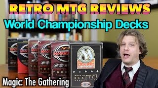 Retro MTG Reviews  World Championship Decks Magic The Gathering [upl. by Garrity]